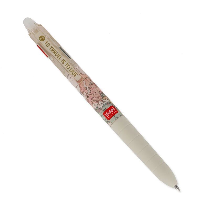Legami Make Mistakes - 3-Color Ballpoint Pen - Travel