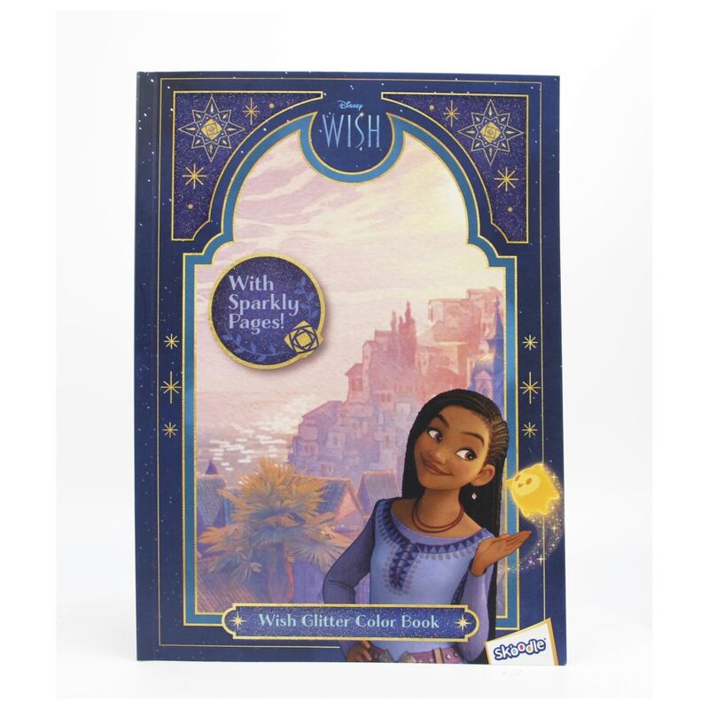 Skoodles Disney Wish Glitter Colouring Book