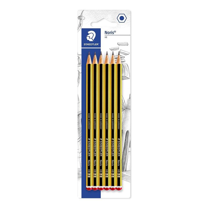 Staedtler Noris Pencils HB Blister (Pack of 6) Staedtler Noris Pencils HB Blister (Pack of 6)