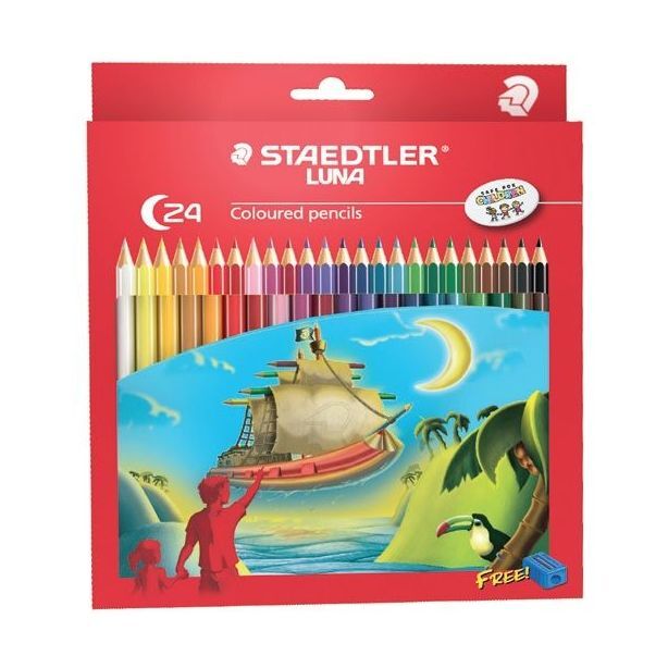 Staedtler Luna Coloring Pencils (Pack of 24) (Assorted Colors) Staedtler Luna Coloring Pencils (Pack of 24) (Assorted Colors)