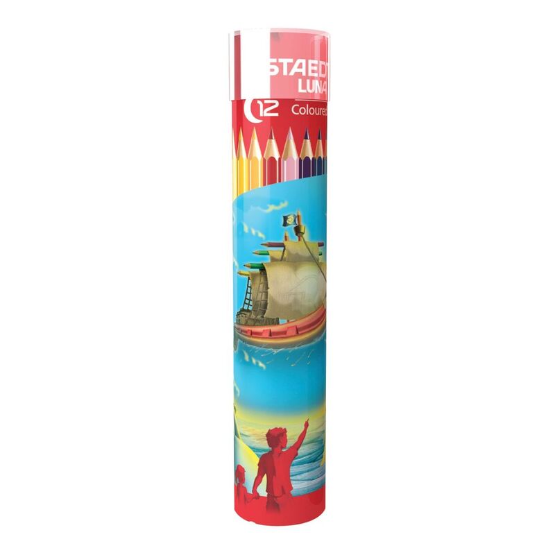 Staedtler Luna Coloring Pencil Cylinder (Pack of 12) (Assorted Colors) Staedtler Luna Coloring Pencil Cylinder (Pack of 12) (Assorted Colors)