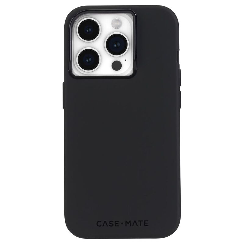 Case-Mate iPhone 15 Pro Silicone - Black with MagSafe Case