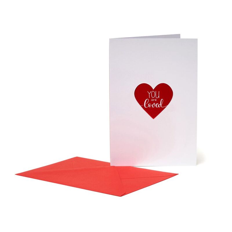 Legami So Loved Heart Large Greeting Card (11.5 X 17cm) Legami So Loved Heart Large Greeting Card (11.5 X 17cm)
