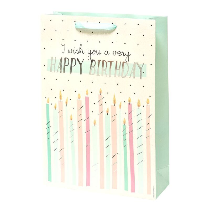 Legami Candles X-Large Gift Bag (31 x 43 x 11.5 cm)