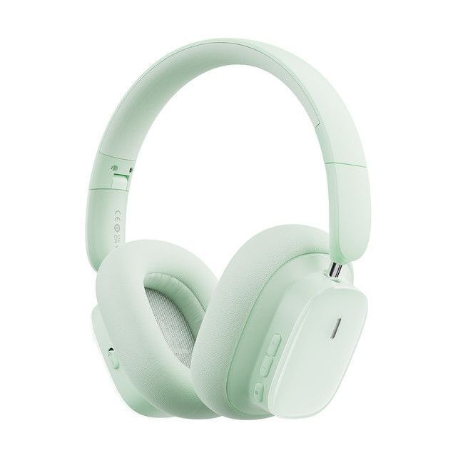 Baseus Bowie H1i Noise-Cancellation Wireless Headphones - Natural Green