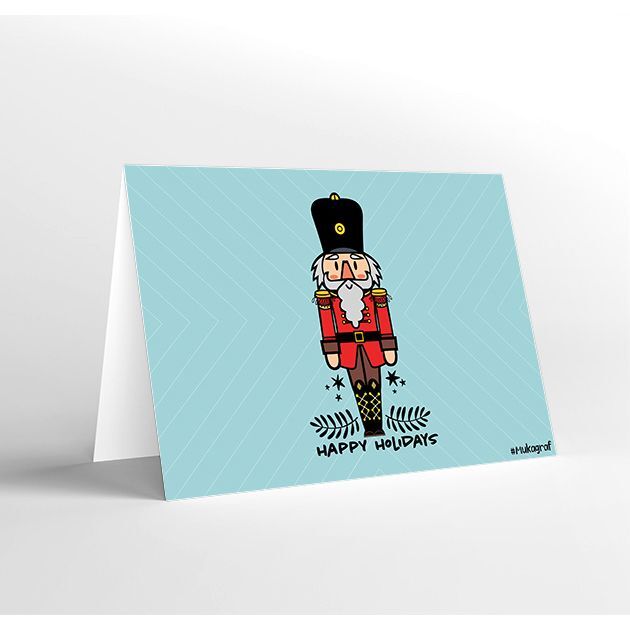 Mukagraf Standard Greeting Card - Happy Holidays (18 x 12 cm) Mukagraf Standard Greeting Card - Happy Holidays (18 x 12 cm)