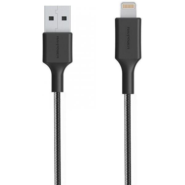 RAVPower USB-A to Lightning Cable 1m - Black