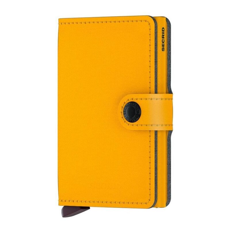 Secrid Miniwallet - Yard Microfibre - Powder Ochre Secrid Miniwallet - Yard Microfibre - Powder Ochre