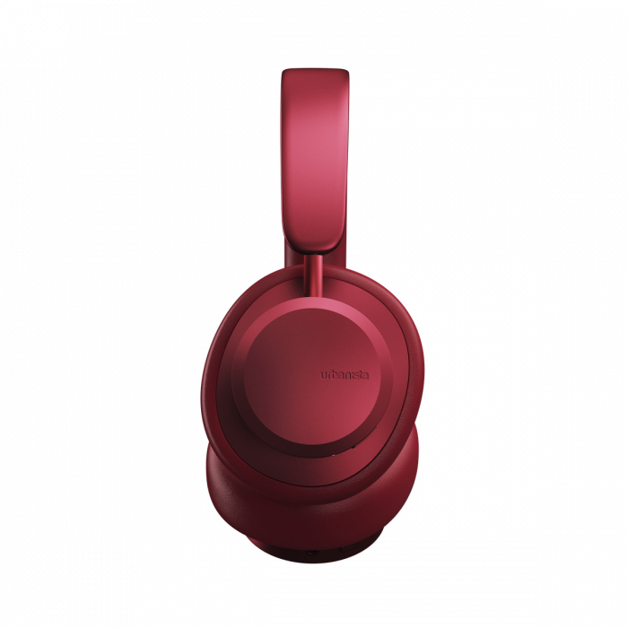 Urbanista Miami Active Noise-Cancelling Wireless On-Ear Headphones - Ruby Red