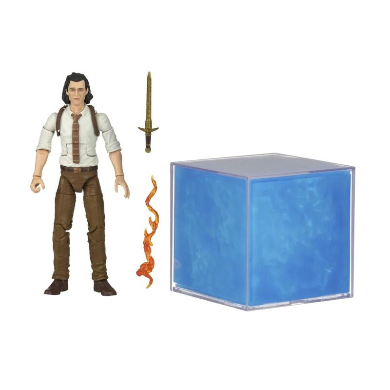 Hasbro Marvel Legends Series Tesseract Electronic And Loki 6-Inch Action Figure