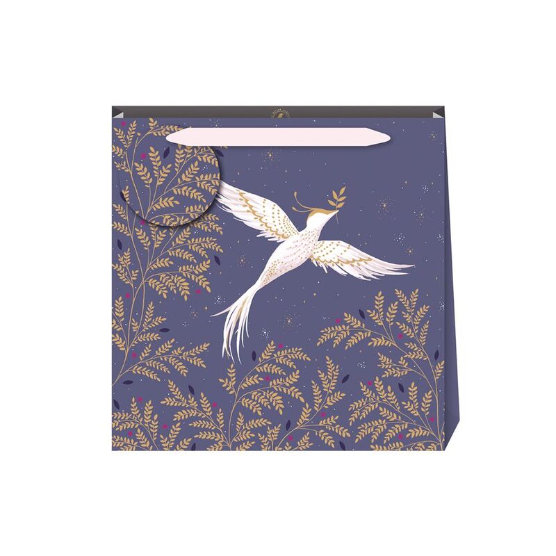 Sara Miller Golden Winter Dove Small Bag (13 x 13 x 7cm)