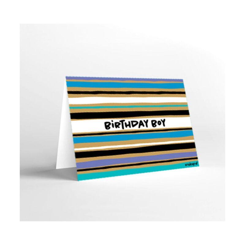 Mukagraf Birthday Boy Standard Greeting Card(18X12Cm) Mukagraf Birthday Boy Standard Greeting Card(18X12Cm)