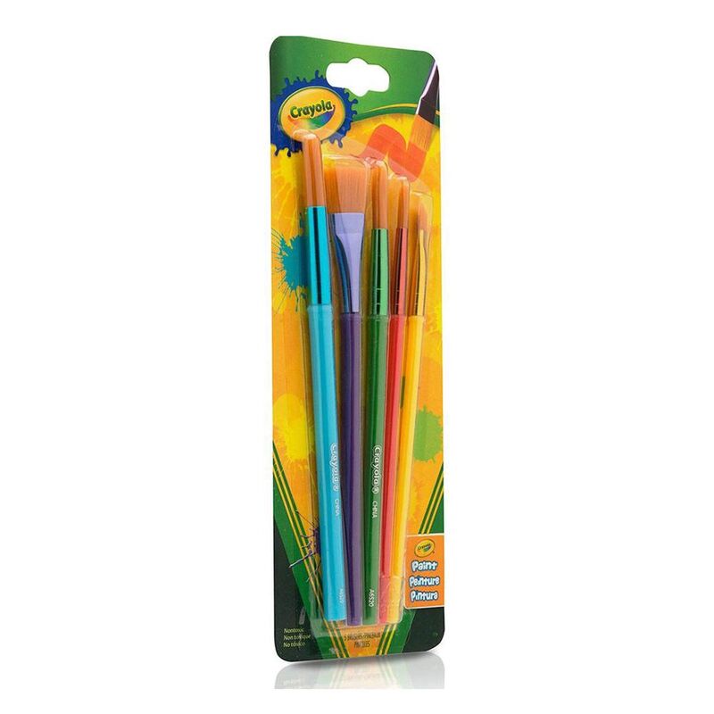Crayola Art Crafts Paint Brushes (Set Of 5) Crayola Art Crafts Paint Brushes (Set Of 5)
