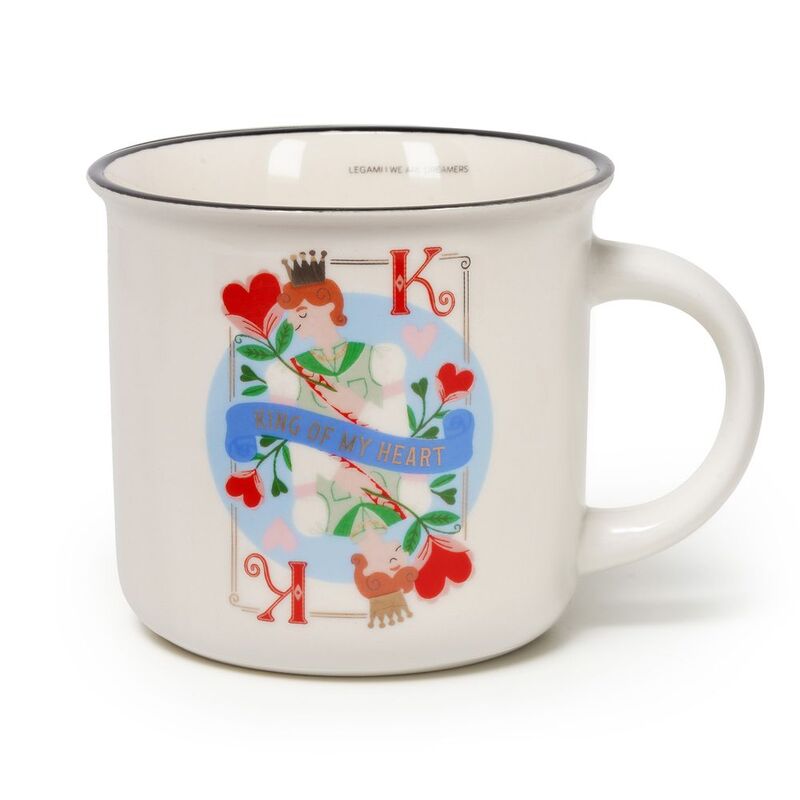 Legami New Bone China Porcelain Mug - Cup-Puccino - King Legami New Bone China Porcelain Mug - Cup-Puccino - King