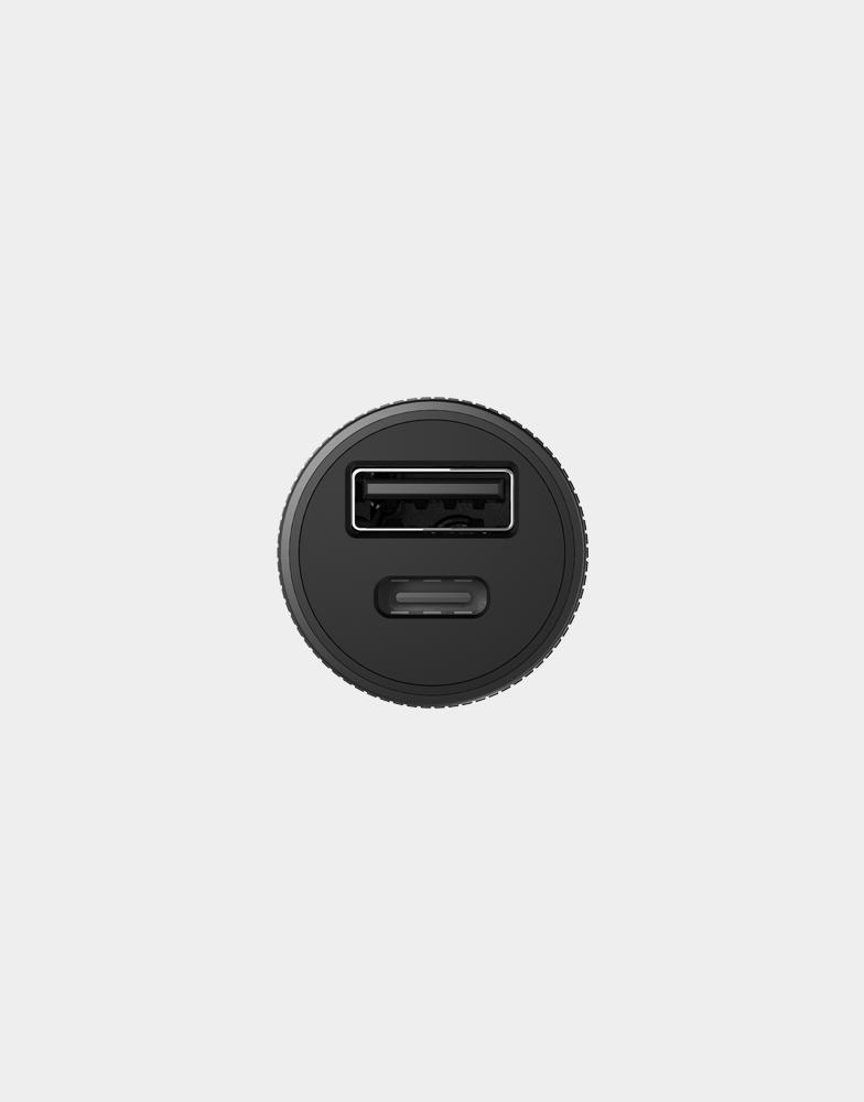 Energea Alu Drive D18 Black USB-C Duo Port Aluminium Car Charger
