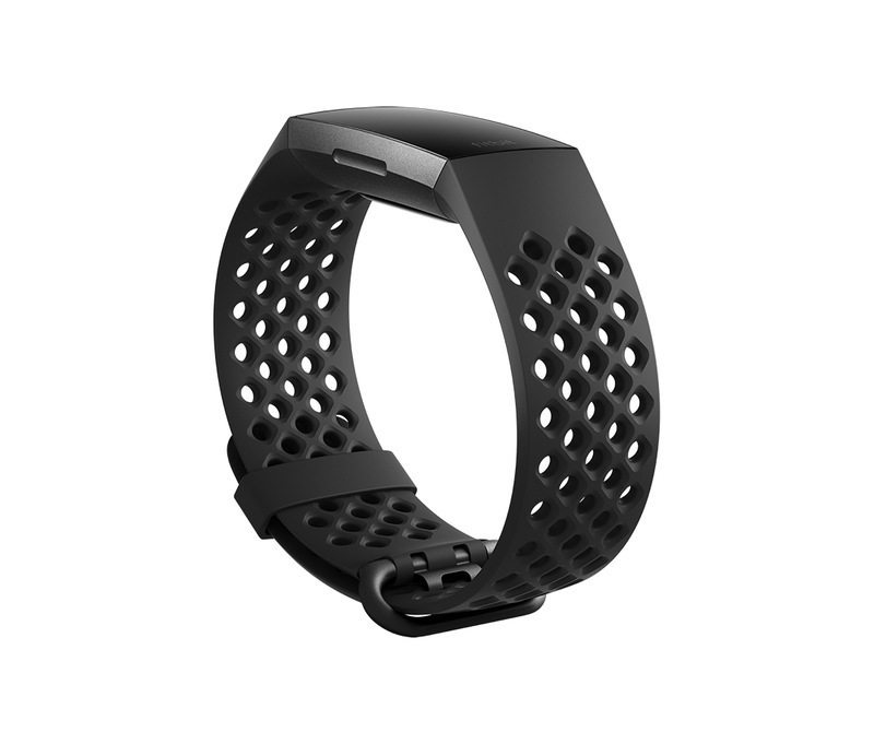 Fitbit Charge 3 Sport Band Black Large
