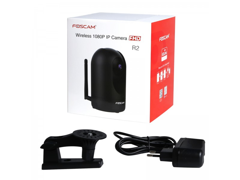 Foscam R2 FHD 1080p Wi-Fi Indoor Camera Black