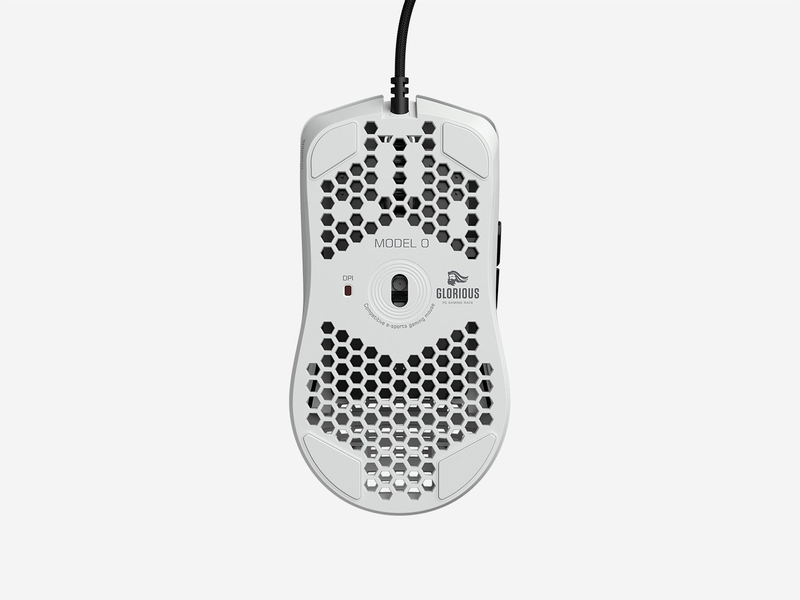 Glorious Model O Glossy White Gaming Mouse