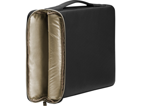 HP Carry Sleeve Black/Gold Fits Laptop up to 15-Inch