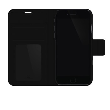 Hama Black Rock Flex Carbon Wallet Case Black iPhone 7