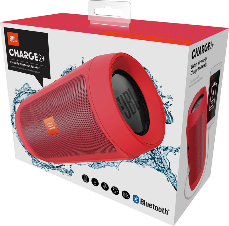 JBL Charge2 Plus Red Speaker