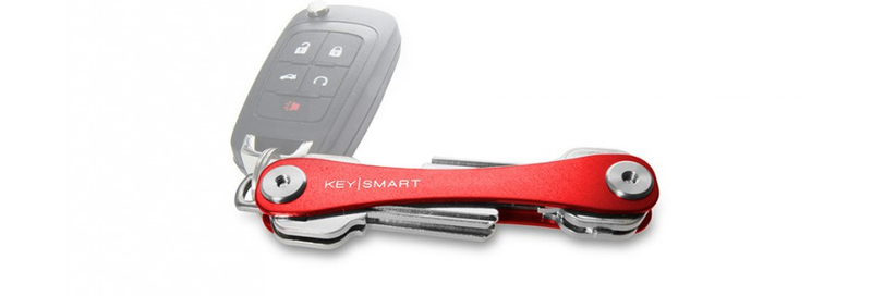 منظم مفاتيح قابل للتمدد كي سمارت بلون أحمر
