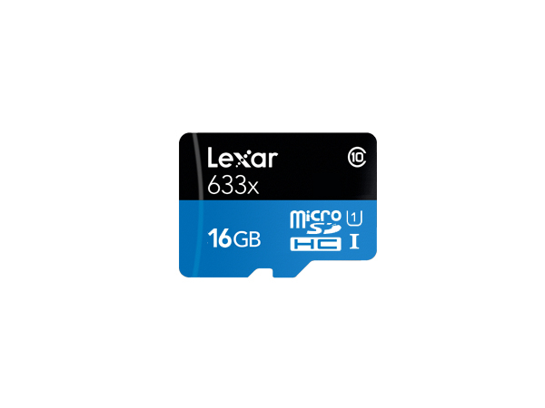 Lexar High-Performance 16GB 633X MicroSDHC UHS-I Memory Card