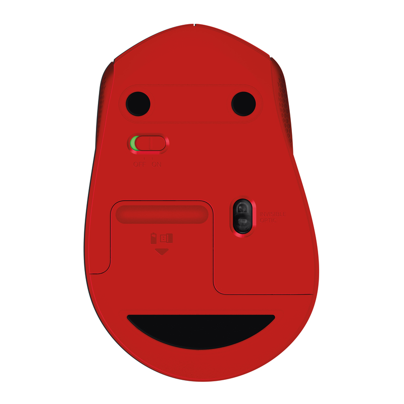 Logitech 910-004911 M330 Wireless Mouse Red