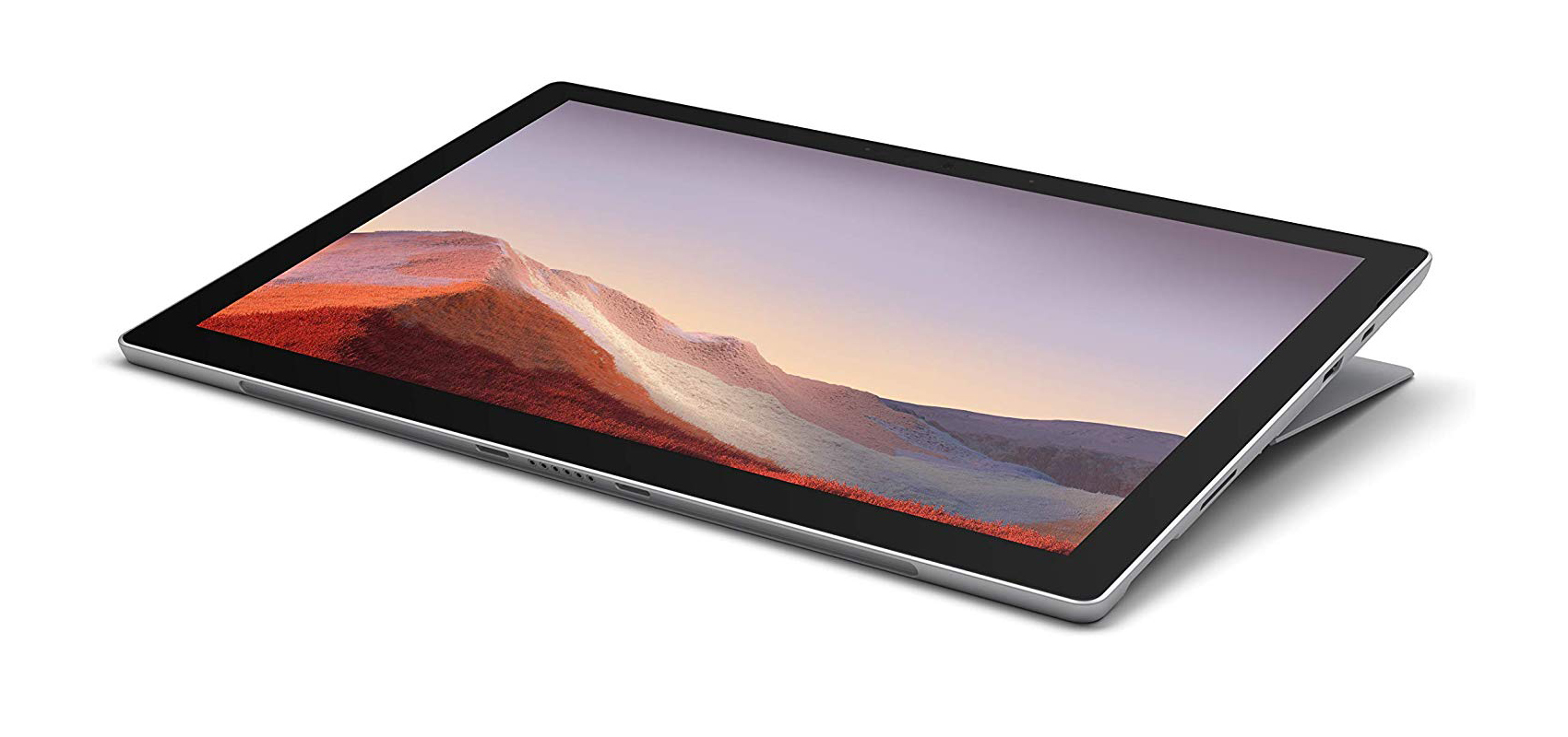 جهاز Microsoft Surface Pro 7 بالمعالج i7-1065G7/ ذاكرة الوصول العشوائي 16 جيجابايت/محرك أقراص صلبة من النوع SSD سعة 1 تيرابايت/بلاتيني + غطاء أسود
