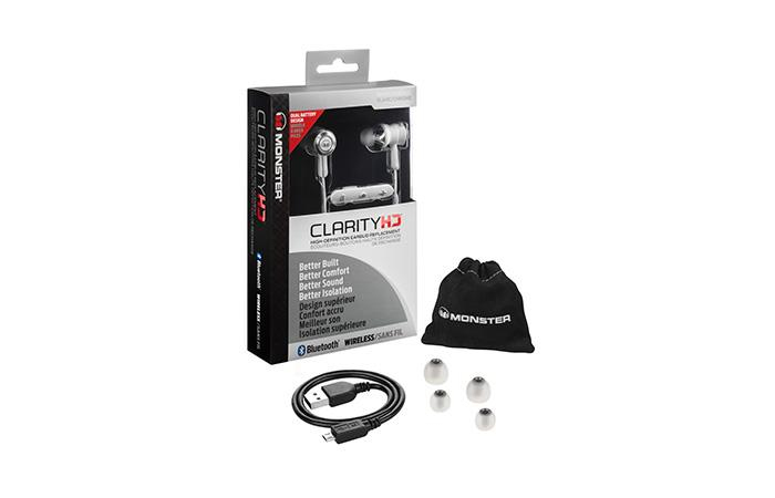 Monster Clarity HD White Bluetooth In-Ear Earphones