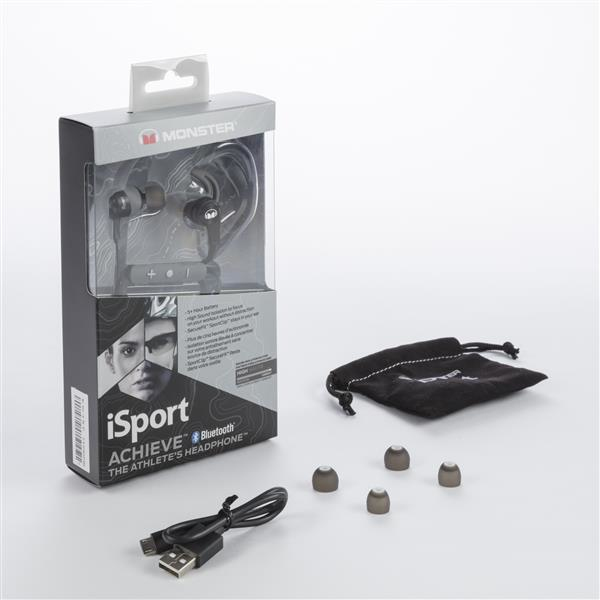 Monster Cable iSport Achieve Blue Intraaural In-ear headphone