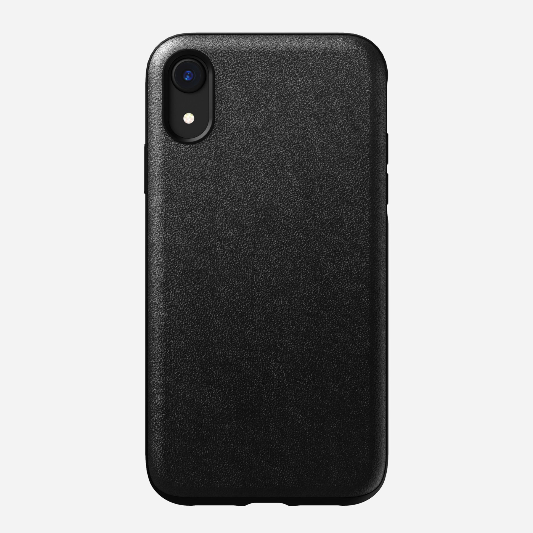Nomad Rugged Leather Case Black for iPhone XR
