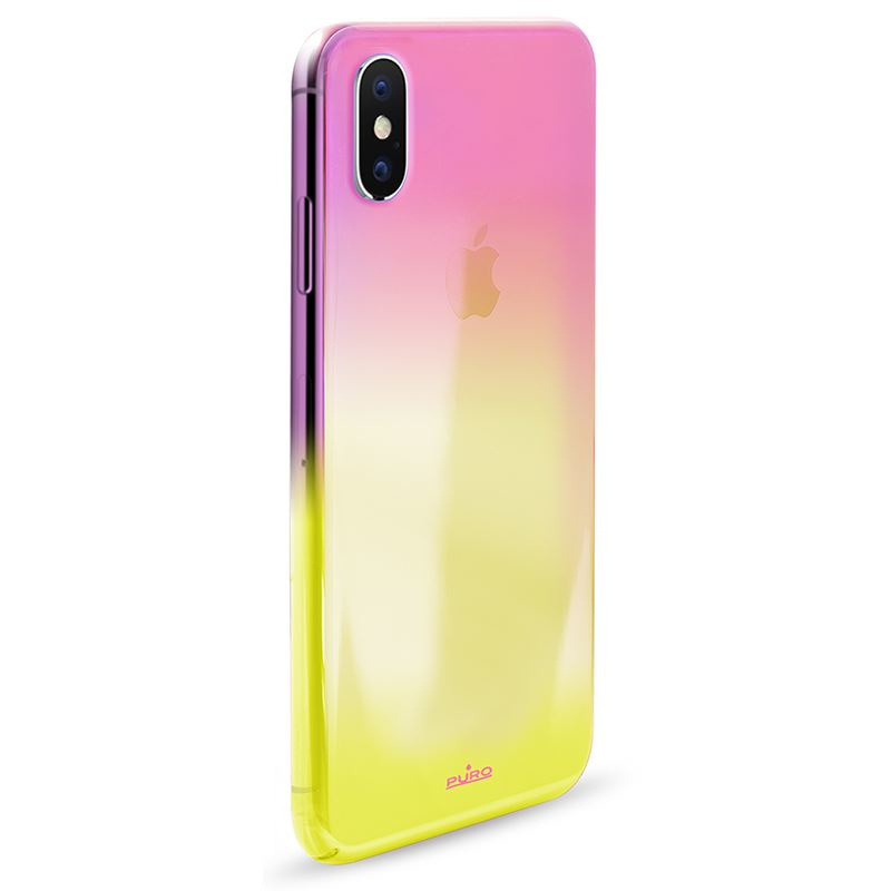 Puro Hologram Pc Case Orange for iPhone X