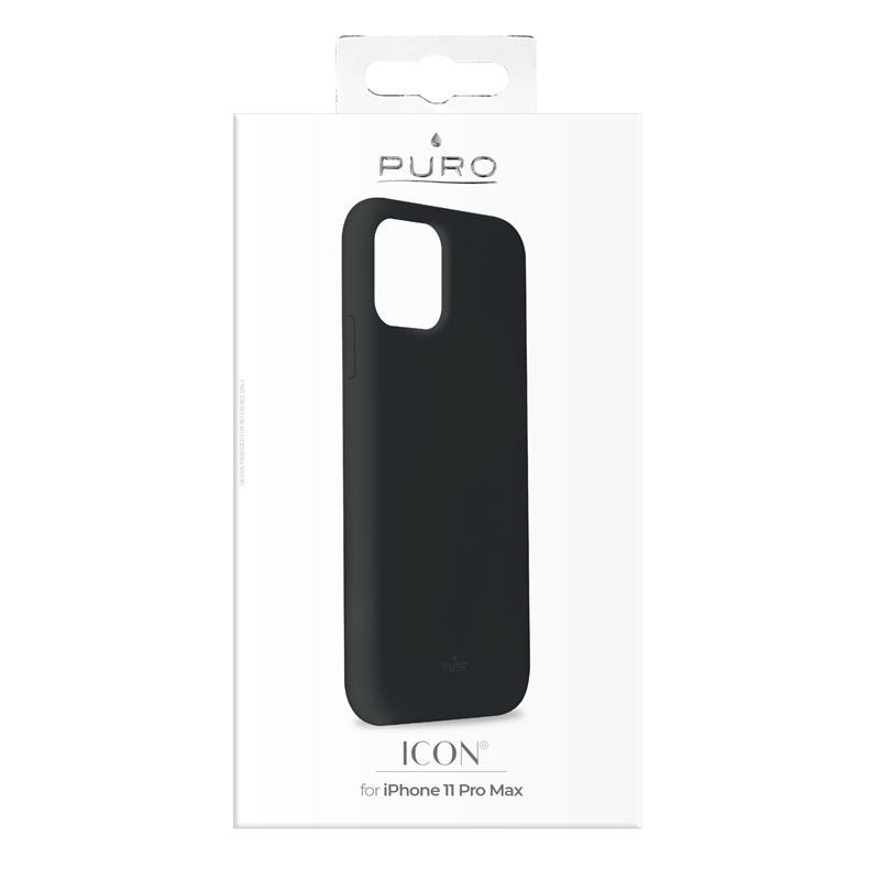 Puro Cover Silicon Black for iPhone 11 Pro Max