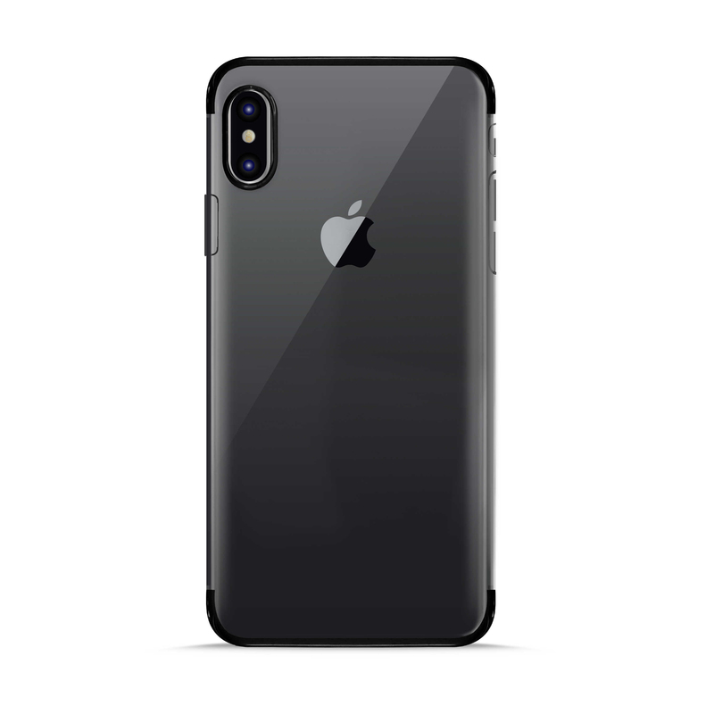 Puro Verge Case Clear Black for iPhone X