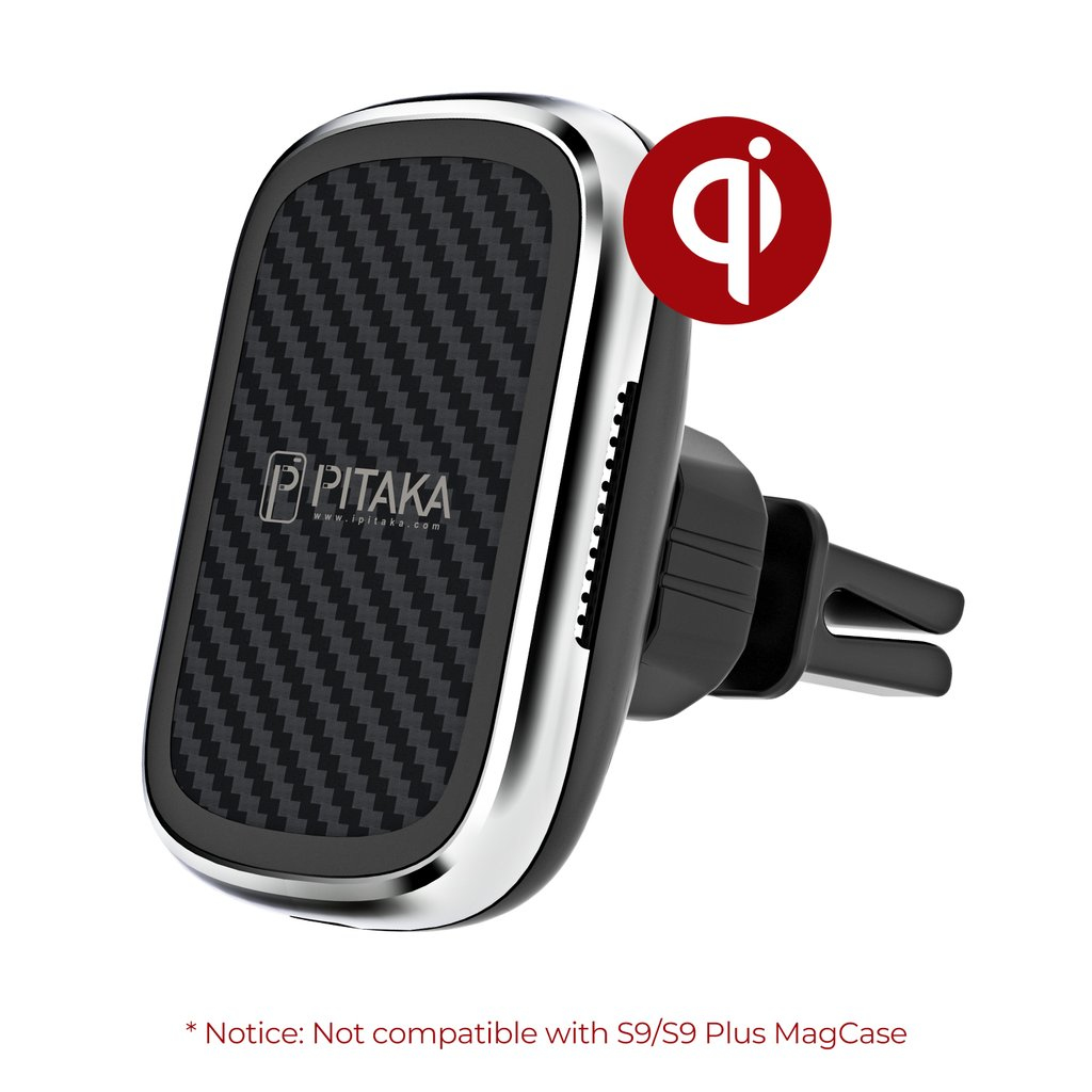 Pitaka Magnetic Mount Qi Pro Car Vent Holder/Charger