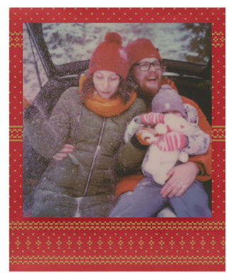 Polaroid Color Film for 600 Festive Red Edition