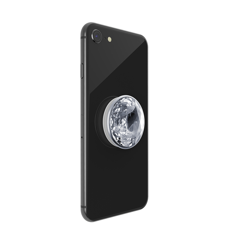 Popsockets Disco Crystal Silver Popgrip