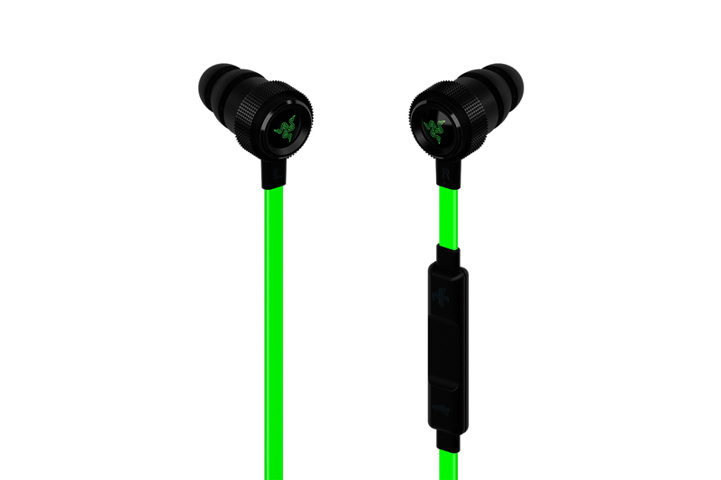 سماعات أذن داخلية هامرهيد برو V2 لون أسود/ أخضر من ريزر