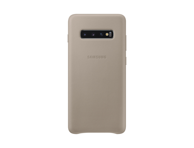 Samsung Leather Cover Grey for Galaxy S10+