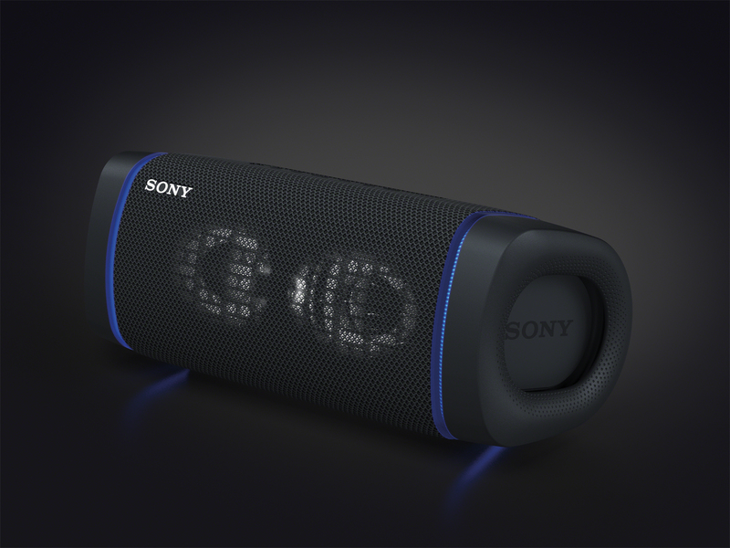 مكبر الصوت Sony XB33 المتين بالبلوتوث للحفلات باللون الأسود