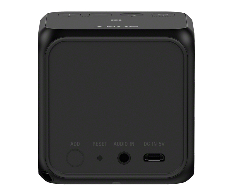 مكبِّر صوت Srsx11 من سوني يعمل بالبلوتوث ومُزوَّد بتقنية الاتصال قريب المدى NFC باللون الأسود