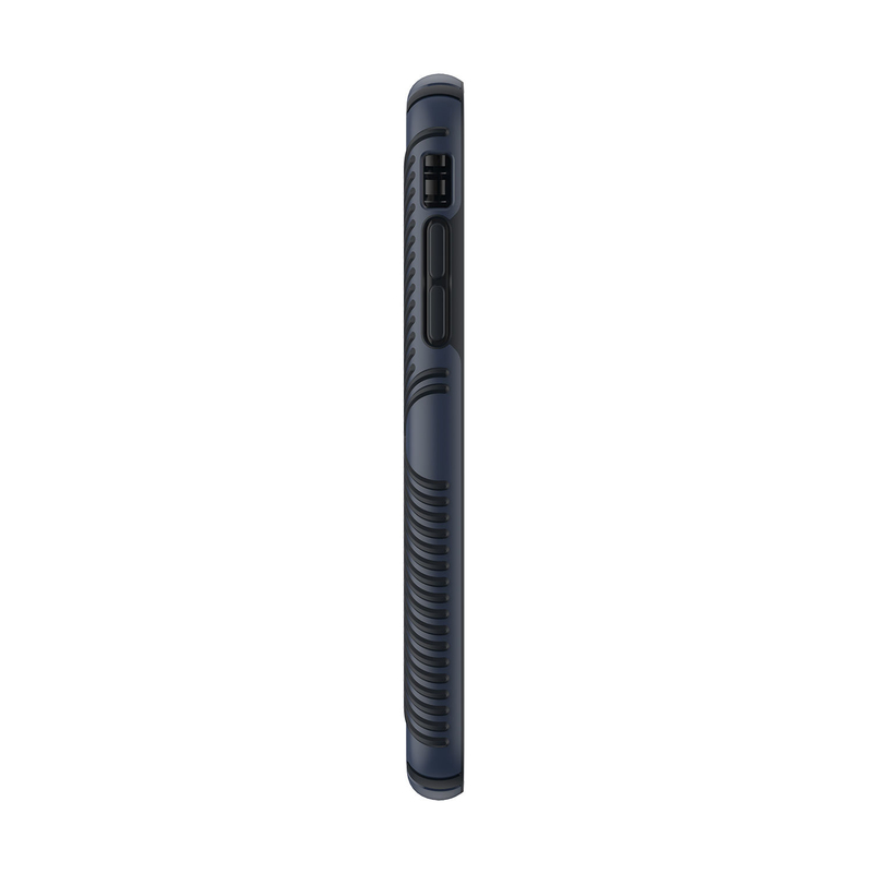 حافظة سبيك بريسيديو جريب (مع جزء مخصص للقبضة) لهاتف آيفون إكس آر، لون أزرق قاتم/ أسود فحمي