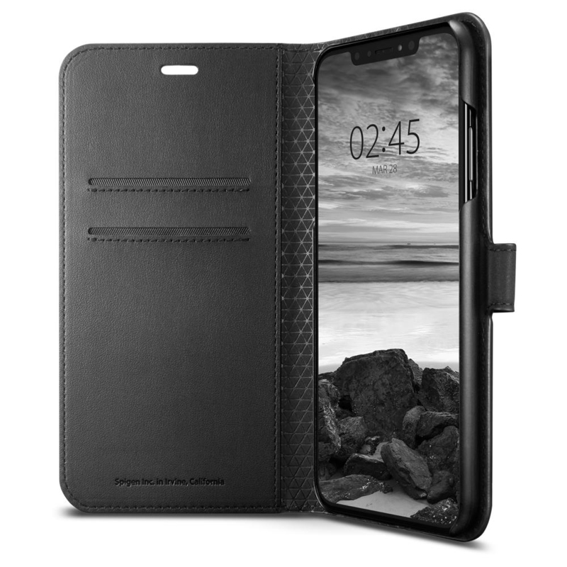Spigen Wallet S Black Case for iPhone XS Max