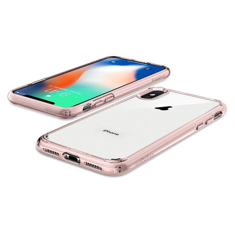 Spigen Ultra Hybrid Case Rose Crystal for iPhone X