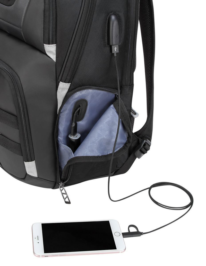 Targus DrifterTrek USB Backpack Black 17.3 Inch
