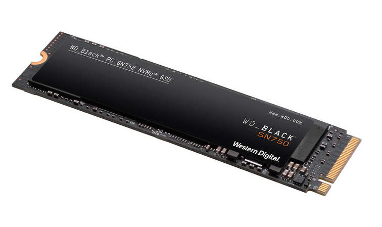 Western Digital SN750 NVME Solid State Drive 1TB Black