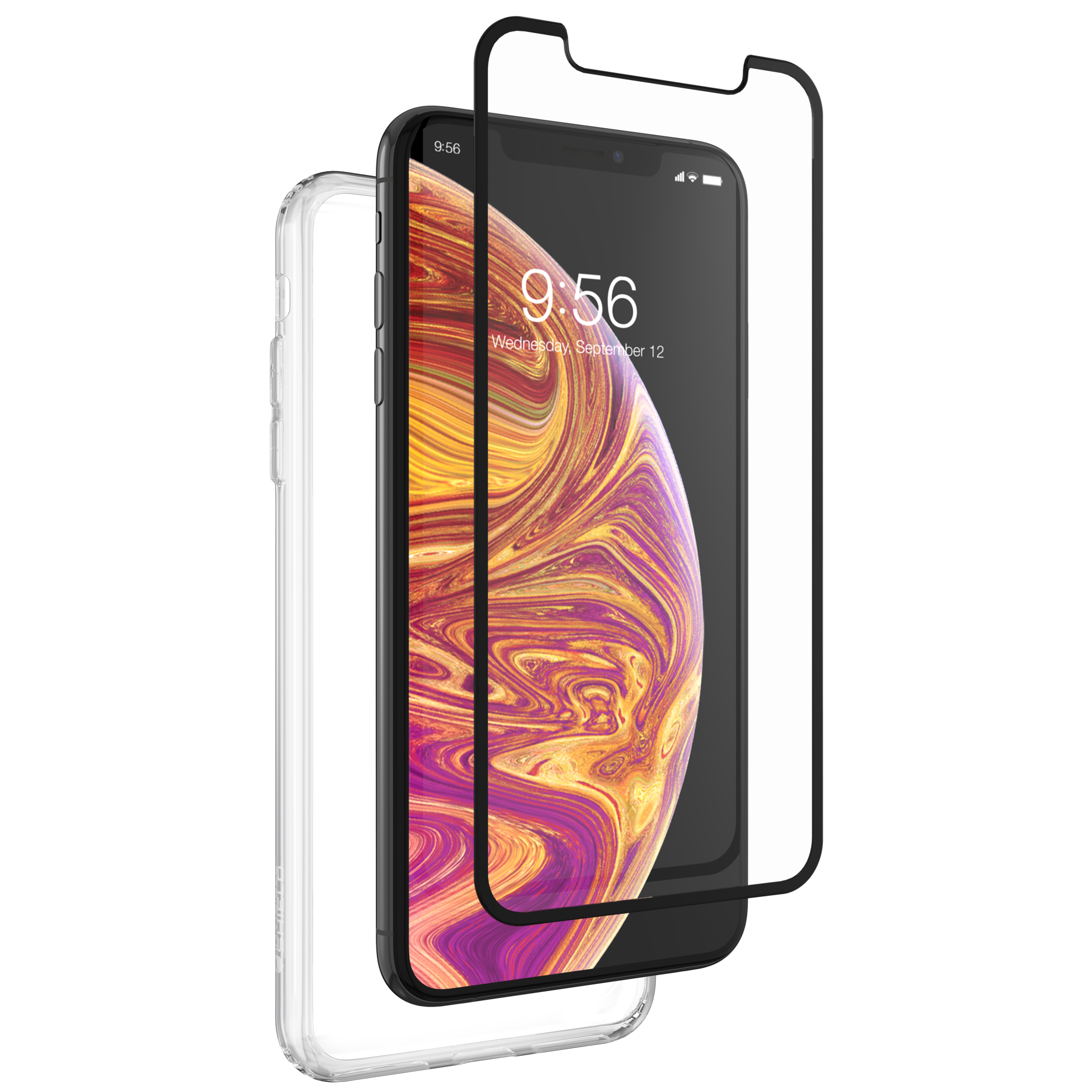Invisibleshield 360 Protection Case + Glass Curve Screen Protector for iPhone XS
